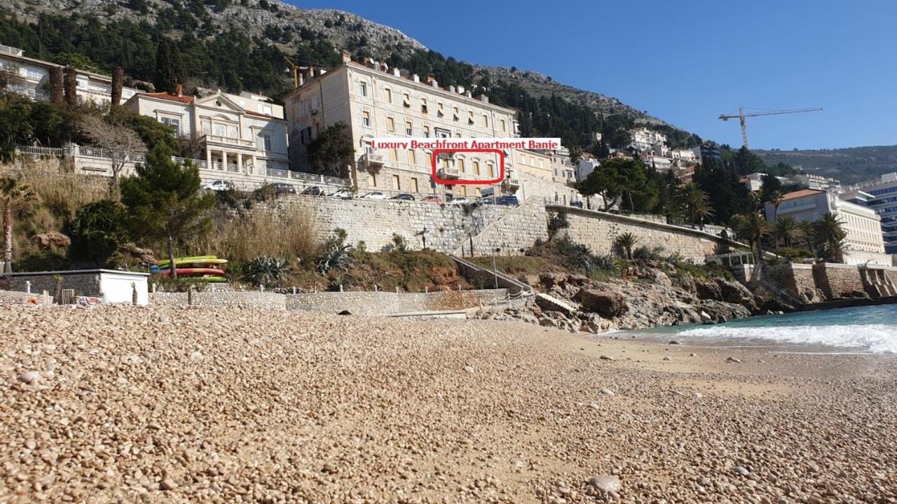 Luxury Beachfront Apartment Banje Дубровник Экстерьер фото